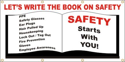Let's Write The Book On Safety Banner