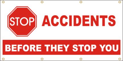 Stop Accidents Banner