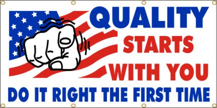 Quality Starts With You Banner