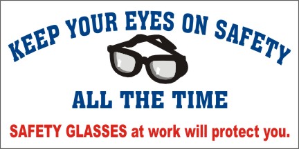 Keep Your Eyes on Safety Banner