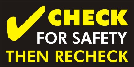 Check for Safety Banner