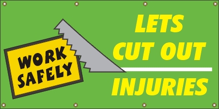 Let's Cut Out Injuries Banner