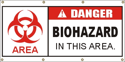 Danger- Biohazard Banner